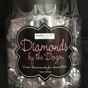 1 - 16 oz. Container of Diamonds By The Dozen for a DYI Wedding and Adding Bling